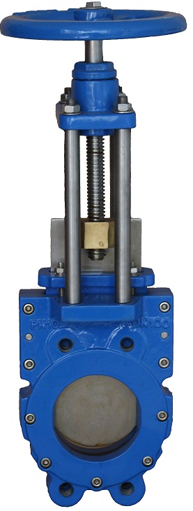 Задвижка шиберная ABRA-KV-01-450-16 Ду450 Ру16 в Краснодаре